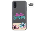 Funda Gel Transparente para Samsung Galaxy A01 diseño Summer Dibujos