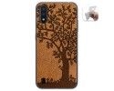 Funda Gel Tpu para Samsung Galaxy A01 diseño Cuero 03 Dibujos