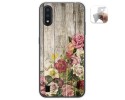 Funda Gel Tpu para Samsung Galaxy A01 diseño Madera 08 Dibujos