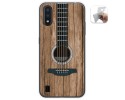 Funda Gel Tpu para Samsung Galaxy A01 diseño Madera 11 Dibujos