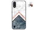 Funda Gel Tpu para Samsung Galaxy A01 diseño Mármol 05 Dibujos