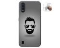 Funda Gel Tpu para Samsung Galaxy A01 diseño Barba Dibujos