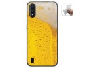 Funda Gel Tpu para Samsung Galaxy A01 diseño Cerveza Dibujos