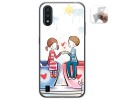 Funda Gel Tpu para Samsung Galaxy A01 diseño Café Dibujos