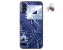 Funda Gel Tpu para Samsung Galaxy A01 diseño Circuito Dibujos