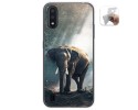 Funda Gel Tpu para Samsung Galaxy A01 diseño Elefante Dibujos