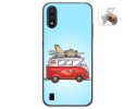 Funda Gel Tpu para Samsung Galaxy A01 diseño Furgoneta Dibujos