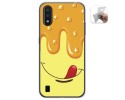 Funda Gel Tpu para Samsung Galaxy A01 diseño Helado Vainilla Dibujos