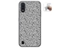 Funda Gel Tpu para Samsung Galaxy A01 diseño Letras Dibujos