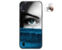 Funda Gel Tpu para Samsung Galaxy A01 diseño Ojo Dibujos