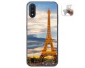 Funda Gel Tpu para Samsung Galaxy A01 diseño Paris Dibujos