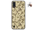 Funda Gel Tpu para Samsung Galaxy A01 diseño Sand Camuflaje Dibujos