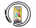 Funda Colgante Transparente para Samsung Galaxy M31 con Cordon Negro