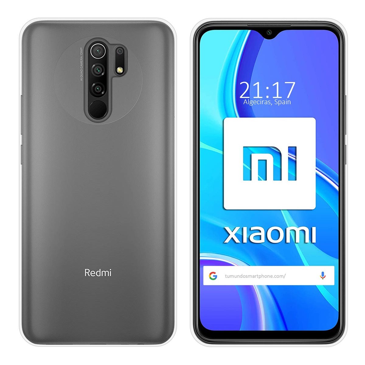 Funda Silicona Gel TPU Transparente para Xiaomi Redmi 9