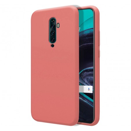 Funda Silicona Líquida Ultra Suave para Oppo Reno 2Z color Rosa