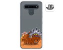 Funda Gel Transparente para Lg K41s / Lg K51s diseño Bufalo Dibujos