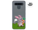 Funda Gel Transparente para Lg K41s / Lg K51s diseño Conejo Dibujos