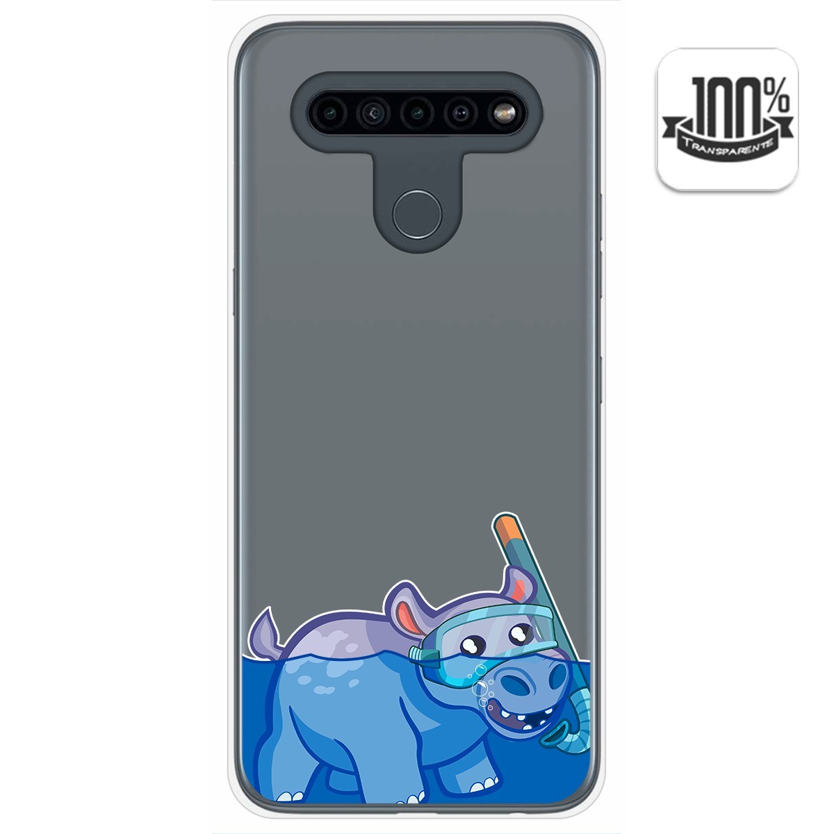 Funda Gel Transparente para Lg K41s / Lg K51s diseño Hipo Dibujos