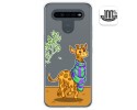 Funda Gel Transparente para Lg K41s / Lg K51s diseño Jirafa Dibujos