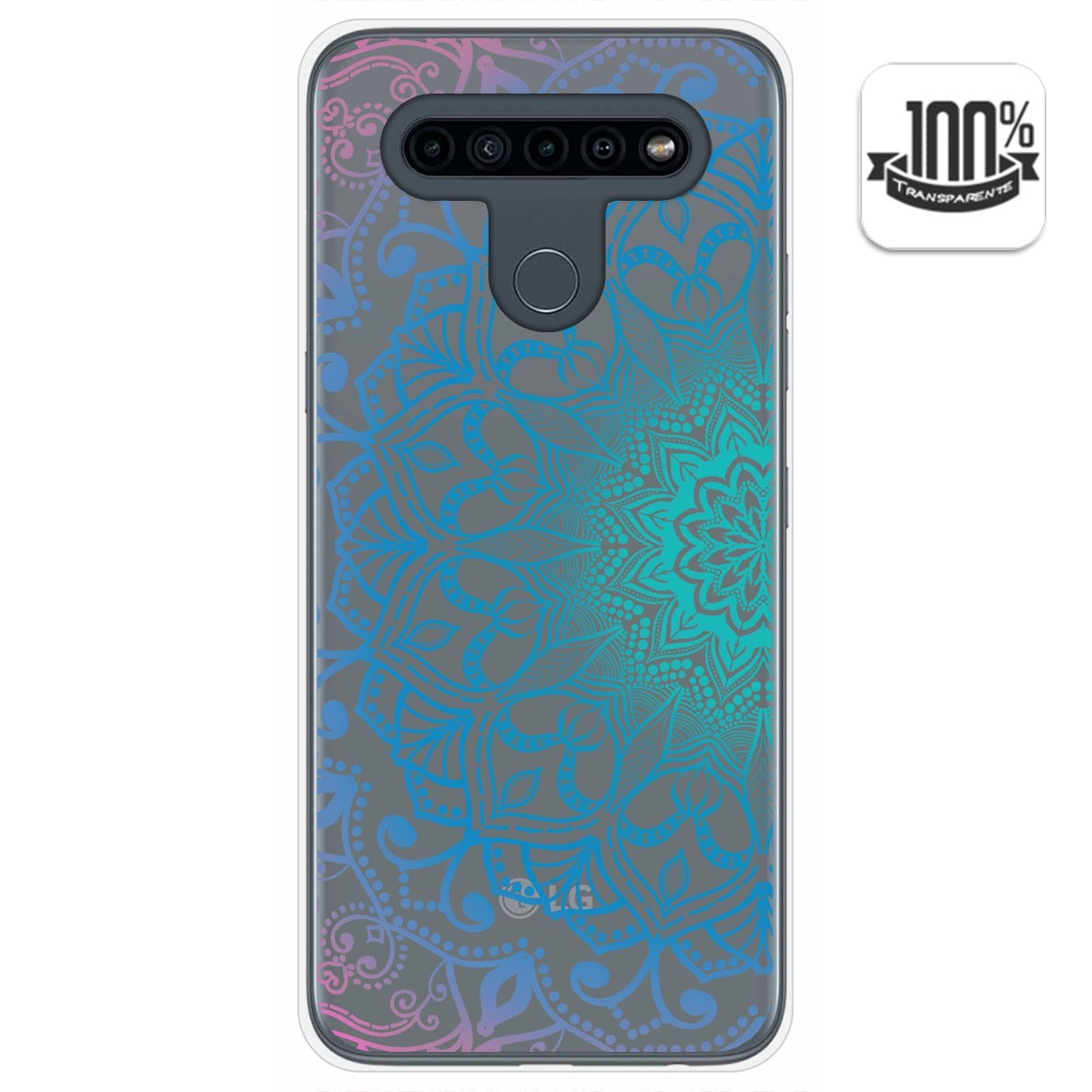 Funda Gel Transparente para Lg K41s / Lg K51s diseño Mandala Dibujos