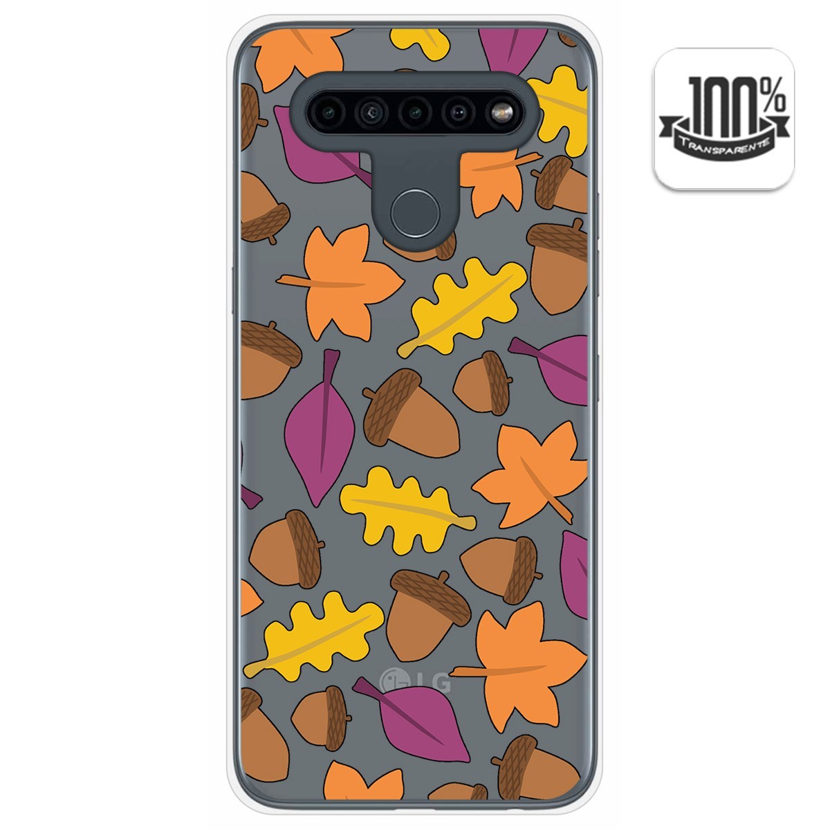 Funda Gel Transparente para Lg K41s / Lg K51s diseño Otoño Dibujos