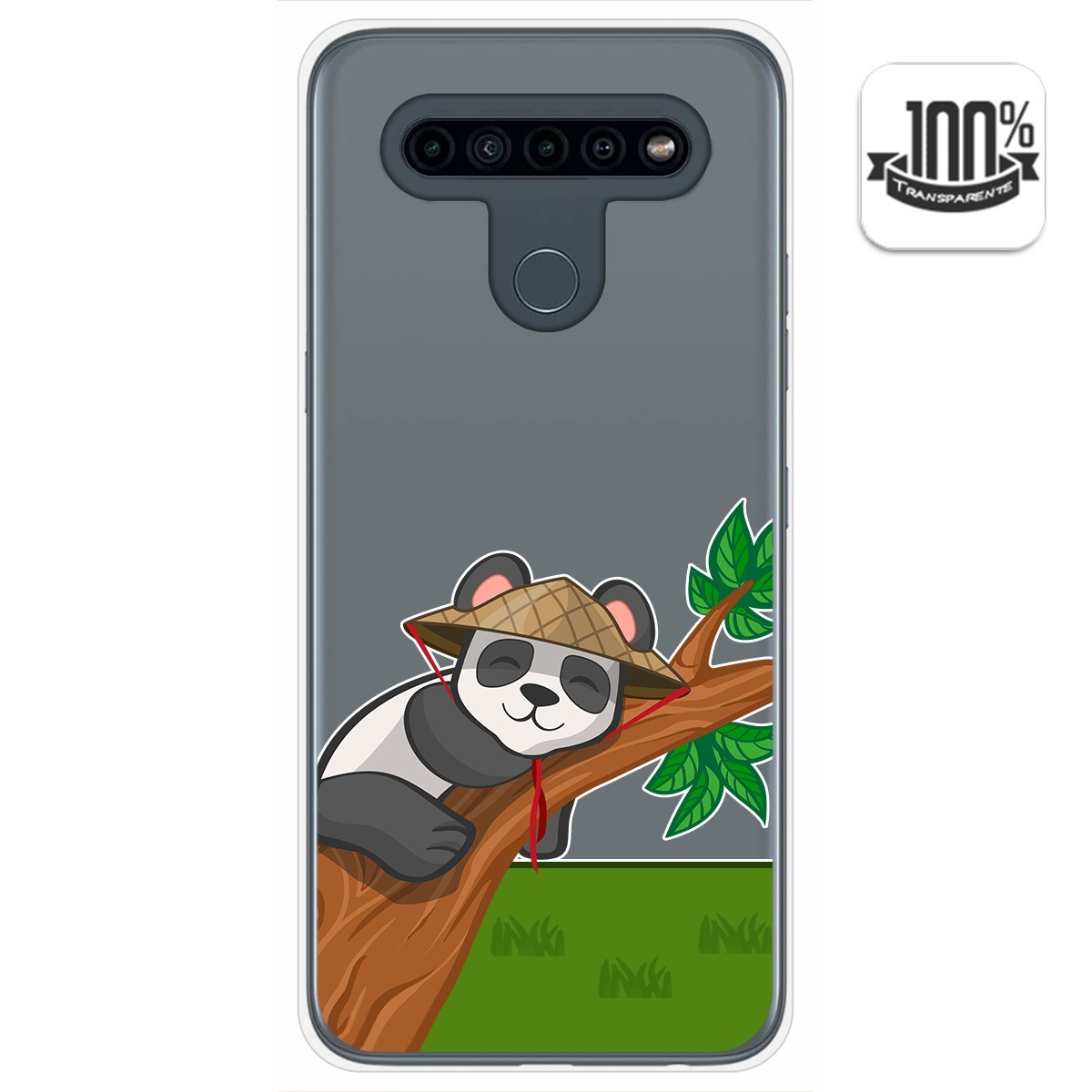 Funda Gel Transparente para Lg K41s / Lg K51s diseño Panda Dibujos