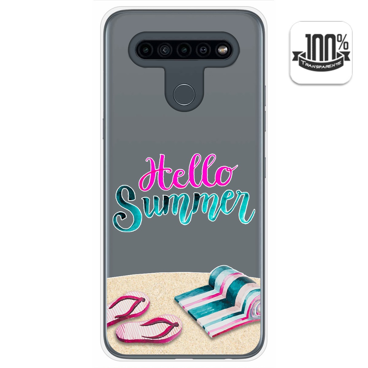 Funda Gel Transparente para Lg K41s / Lg K51s diseño Summer Dibujos