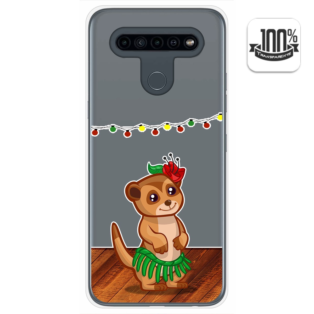 Funda Gel Transparente para Lg K41s / Lg K51s diseño Suricata Dibujos