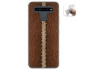 Funda Gel Tpu para Lg K41s / Lg K51s diseño Cuero 01 Dibujos