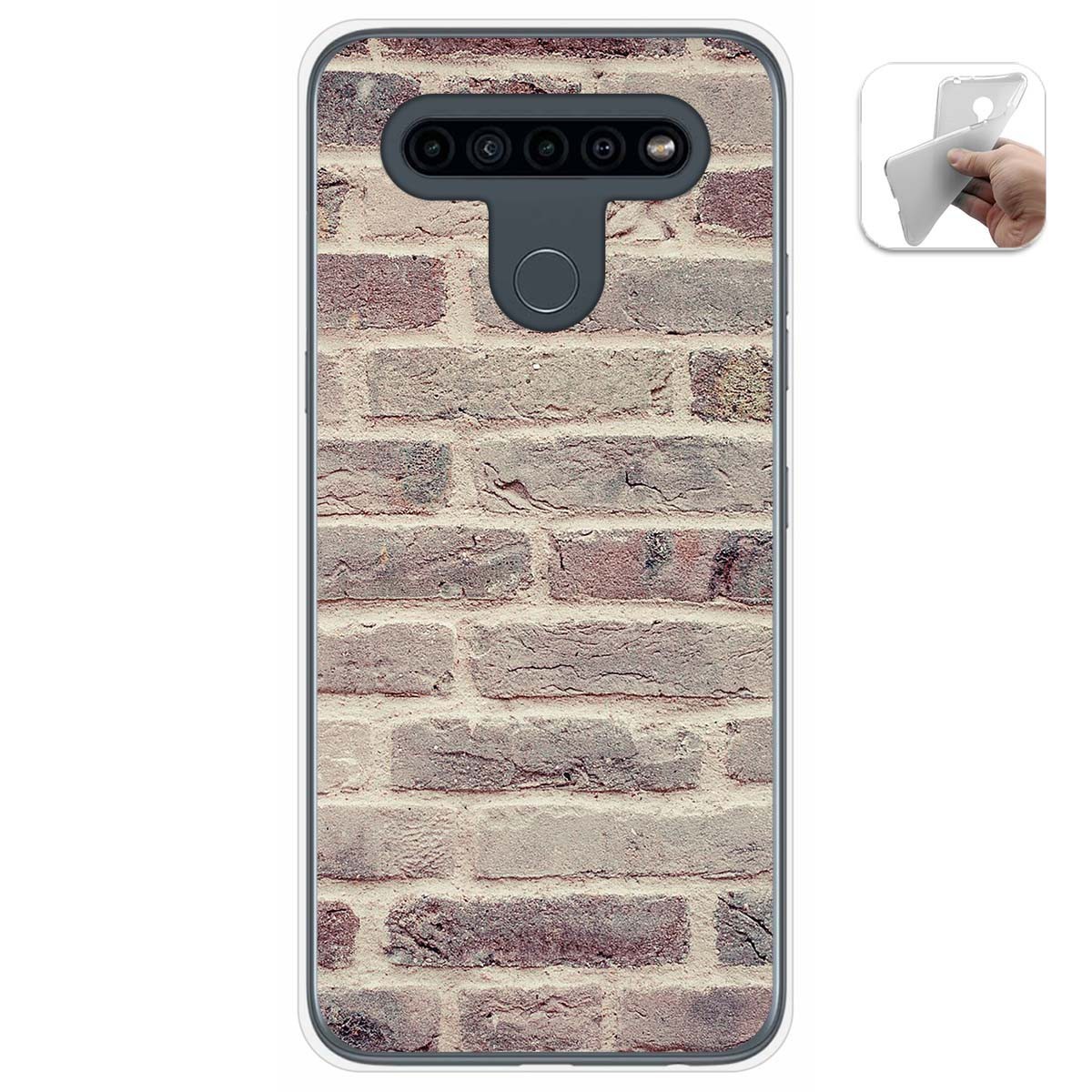 Funda Gel Tpu para Lg K41s / Lg K51s diseño Ladrillo 01 Dibujos