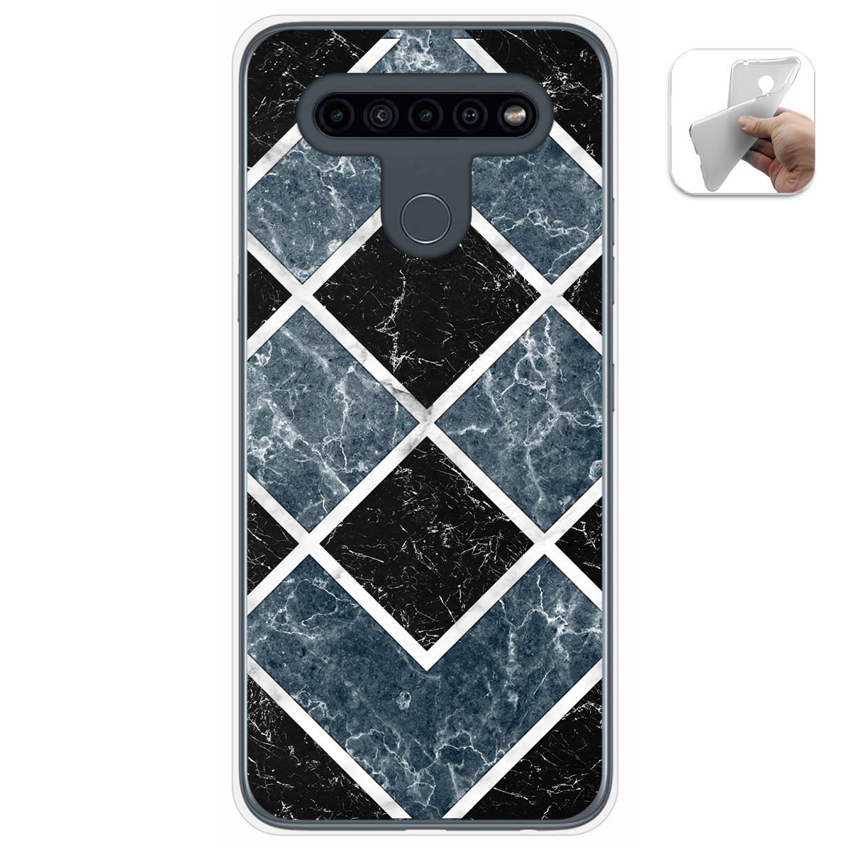 Funda Gel Tpu para Lg K41s / Lg K51s diseño Mármol 06 Dibujos