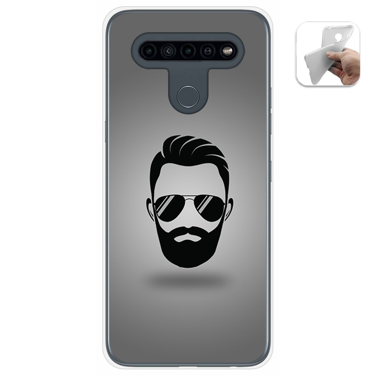 Funda Gel Tpu para Lg K41s / Lg K51s diseño Barba Dibujos
