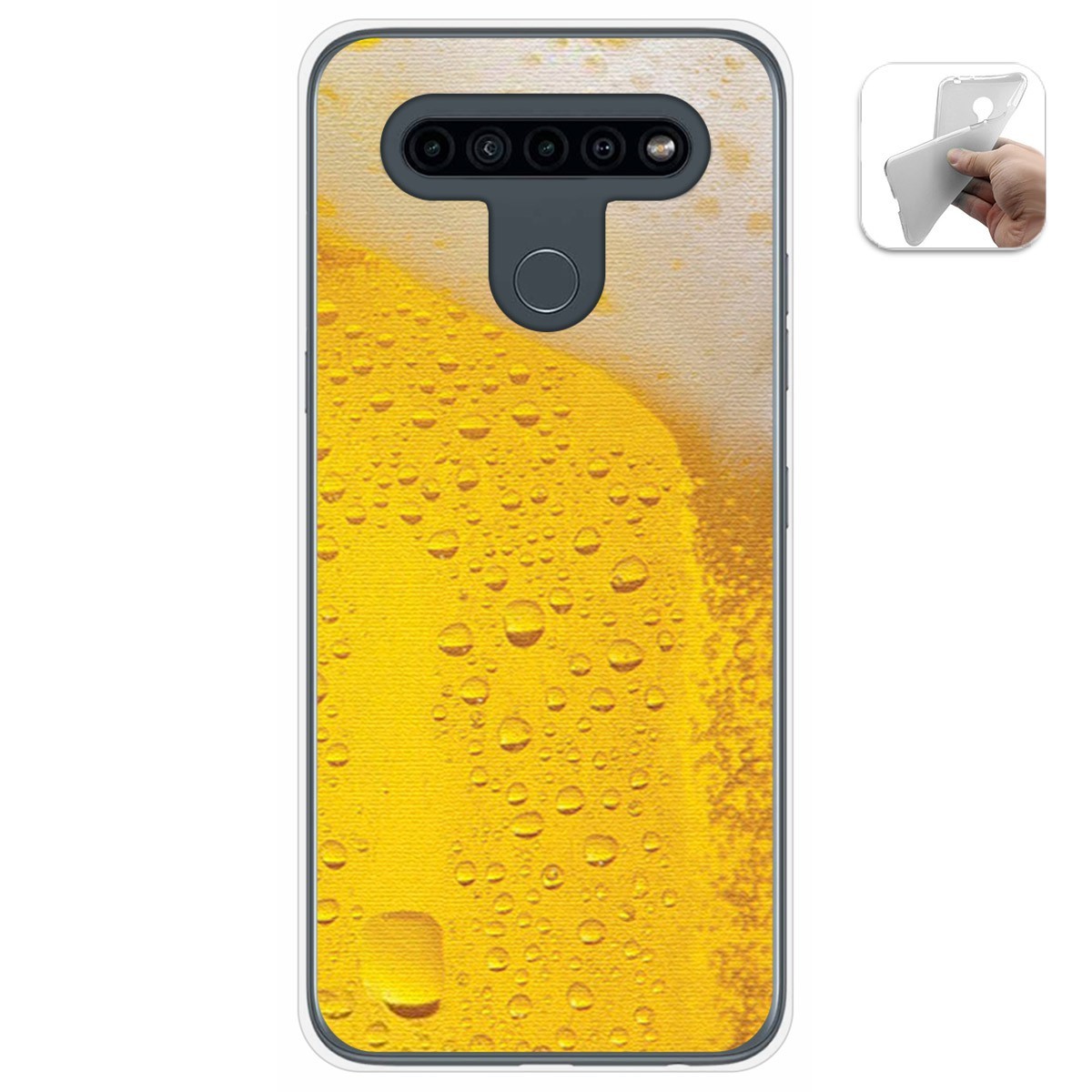 Funda Gel Tpu para Lg K41s / Lg K51s diseño Cerveza Dibujos