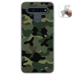 Funda Gel Tpu para Lg K41s / Lg K51s diseño Camuflaje Dibujos
