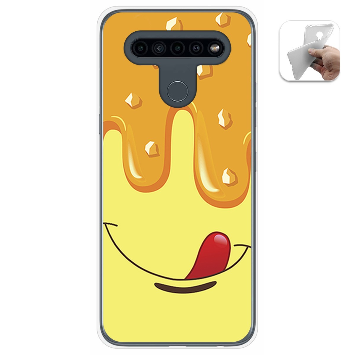 Funda Gel Tpu para Lg K41s / Lg K51s diseño Helado Vainilla Dibujos