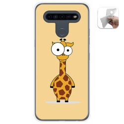 Funda Gel Tpu para Lg K41s / Lg K51s diseño Jirafa Dibujos