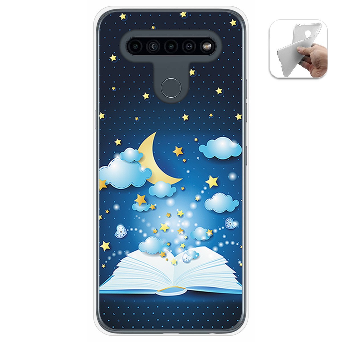 Funda Gel Tpu para Lg K41s / Lg K51s diseño Libro Cuentos Dibujos