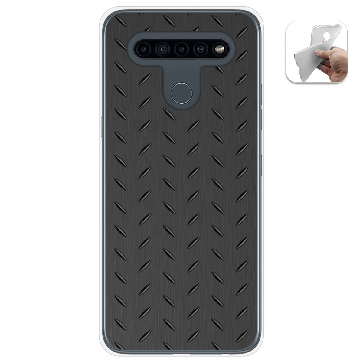 Funda Gel Tpu para Lg K41s / Lg K51s diseño Metal Dibujos