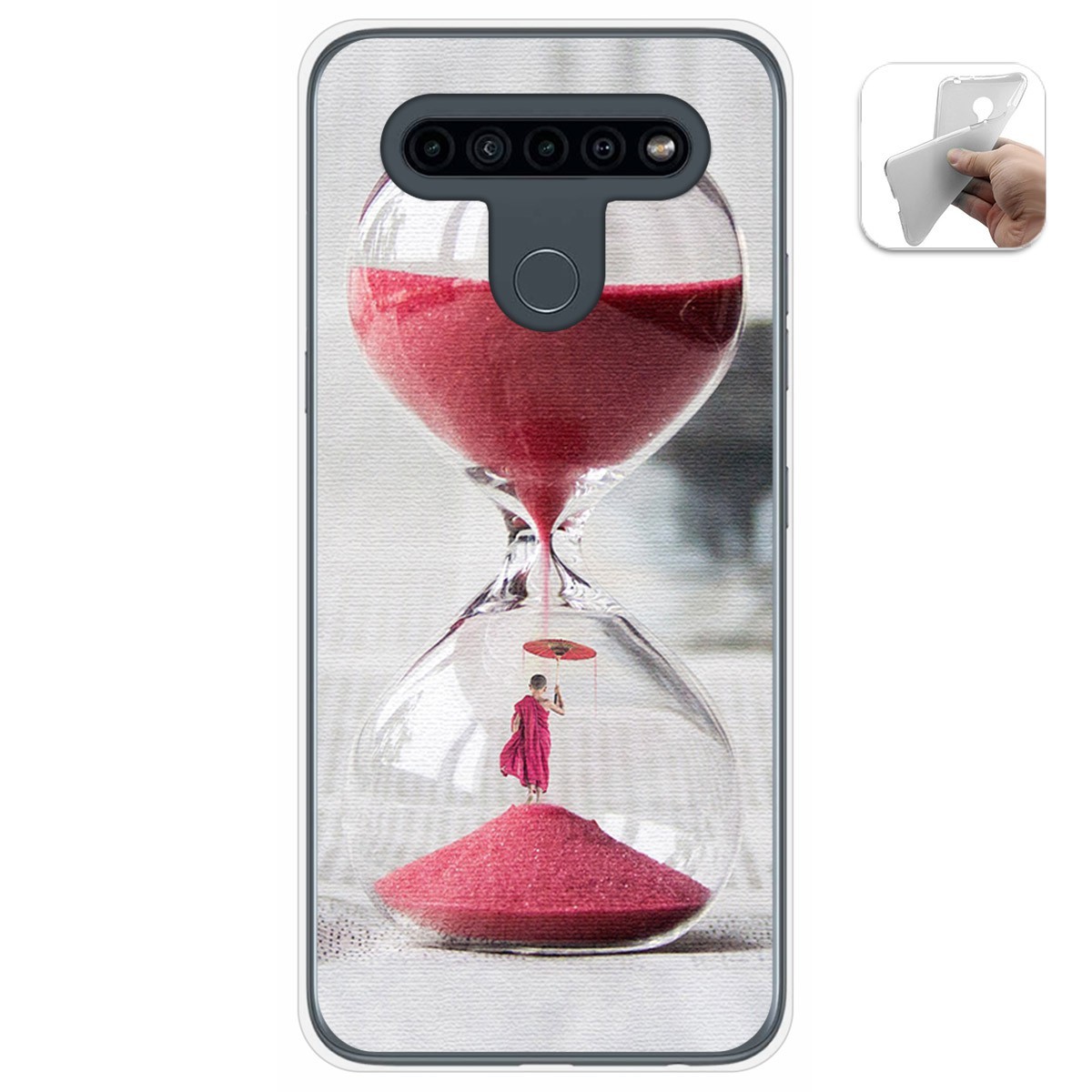 Funda Gel Tpu para Lg K41s / Lg K51s diseño Reloj Dibujos