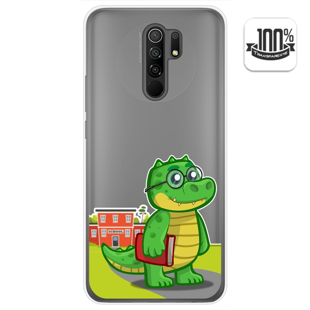 Funda Gel Transparente para Xiaomi Redmi 9 diseño Coco Dibujos