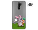 Funda Gel Transparente para Xiaomi Redmi 9 diseño Conejo Dibujos