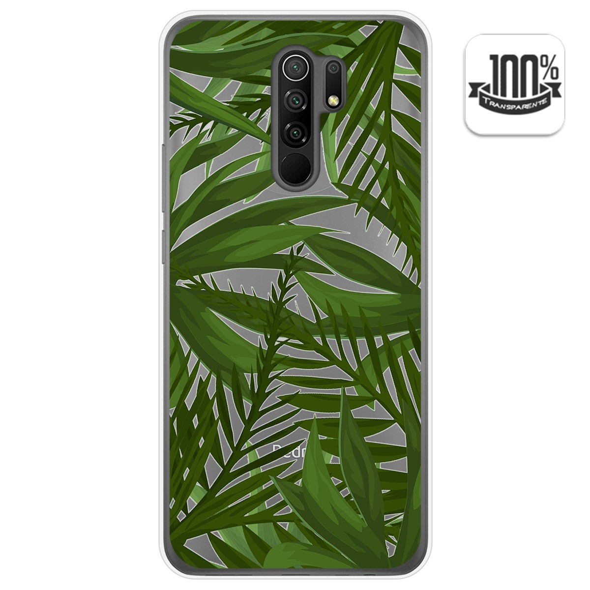 Funda Gel Transparente para Xiaomi Redmi 9 diseño Jungla Dibujos