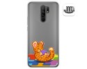 Funda Gel Transparente para Xiaomi Redmi 9 diseño Leopardo Dibujos