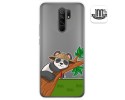 Funda Gel Transparente para Xiaomi Redmi 9 diseño Panda Dibujos