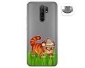 Funda Gel Transparente para Xiaomi Redmi 9 diseño Tigre Dibujos