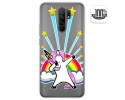 Funda Gel Transparente para Xiaomi Redmi 9 diseño Unicornio Dibujos