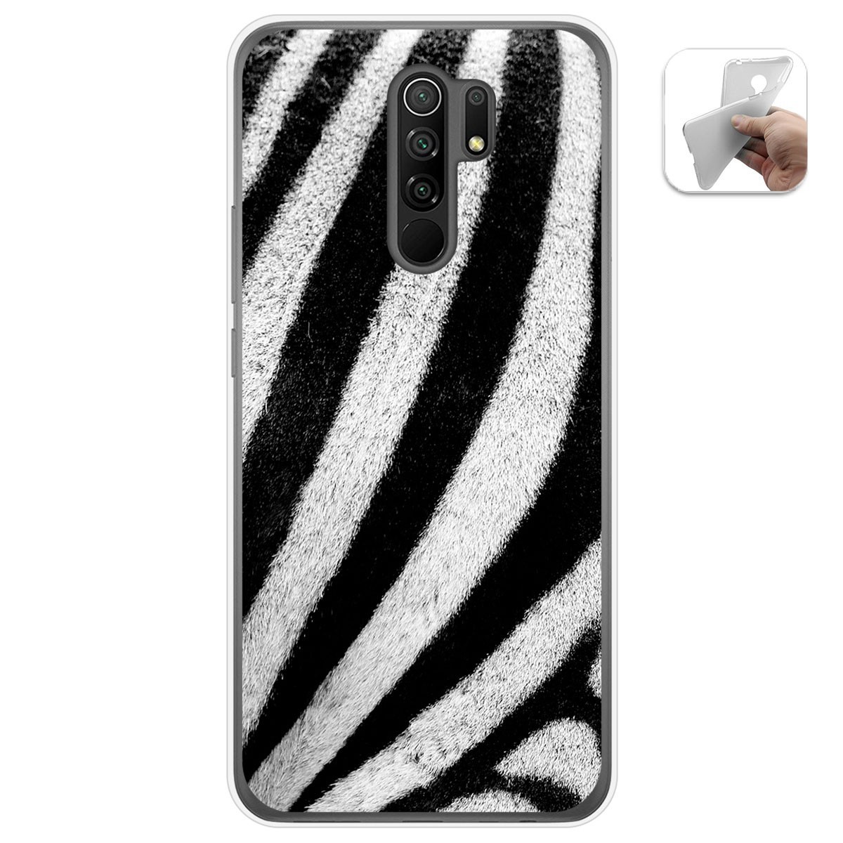 Funda Gel Tpu para Xiaomi Redmi 9 diseño Animal 02 Dibujos