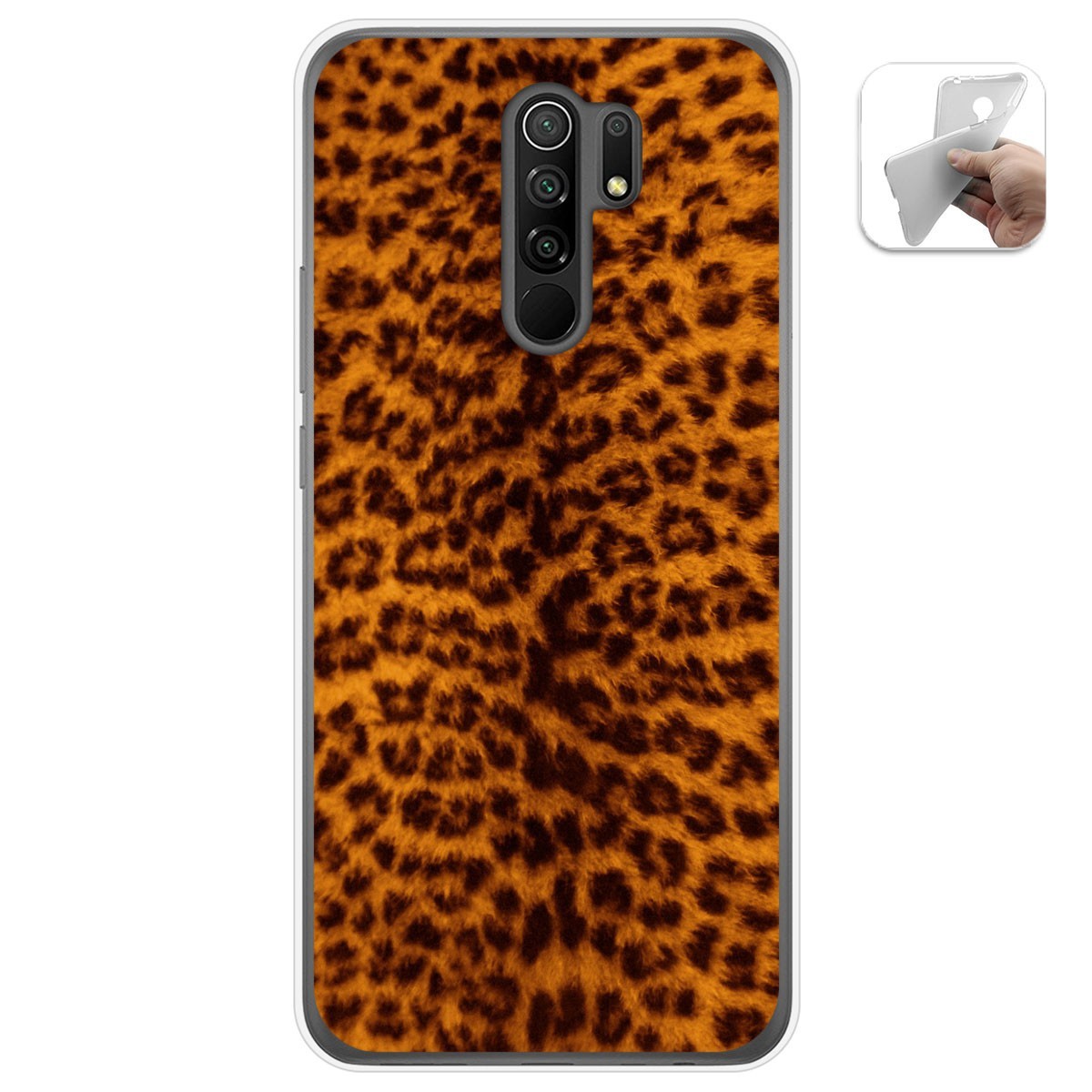 Funda Gel Tpu para Xiaomi Redmi 9 diseño Animal 03 Dibujos