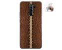Funda Gel Tpu para Xiaomi Redmi 9 diseño Cuero 01 Dibujos
