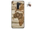 Funda Gel Tpu para Xiaomi Redmi 9 diseño Madera 07 Dibujos